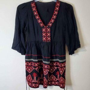 Small Embroidered Flying Tomato Dress